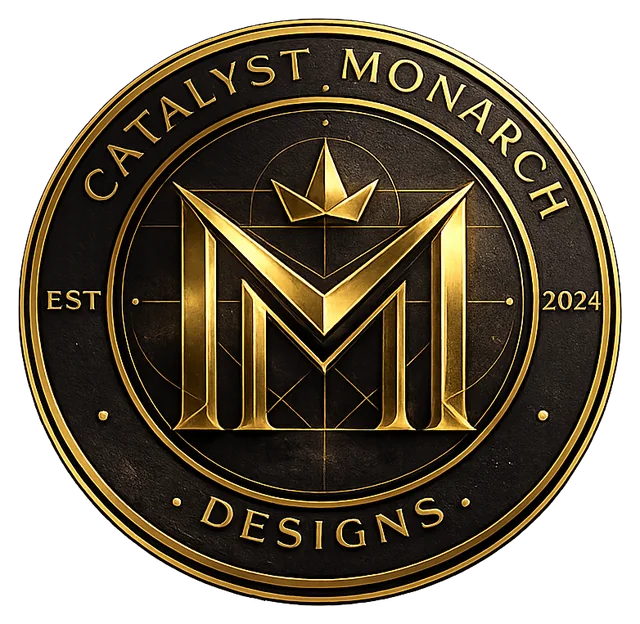 Catalyst Monarch crowned monogram seal